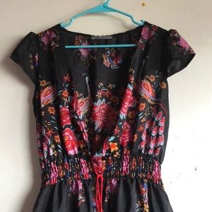 Multi colored maxi dress.